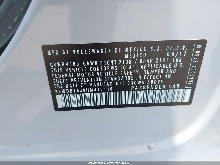 2017 VOLKSWAGEN JETTA 1.4T SE · Фото 9