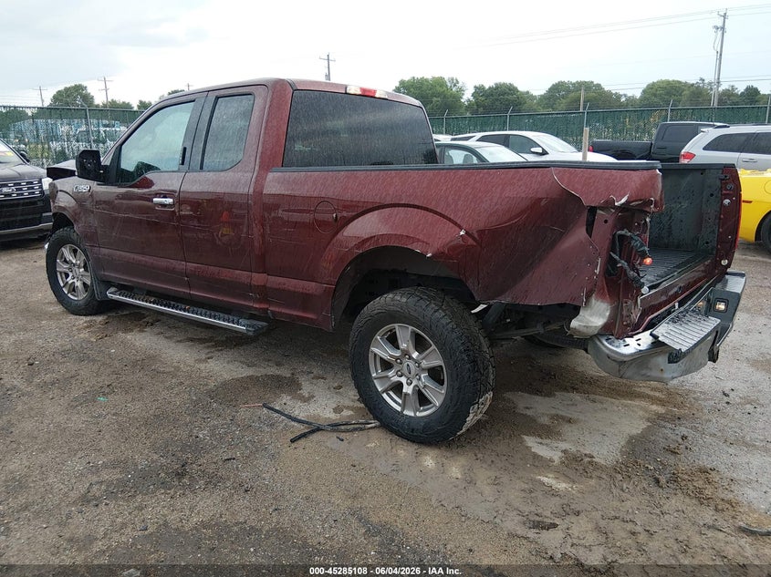 Vin: 1ftex1c83gfa85450, lot: 45782945, ford f-150 xlt 20163