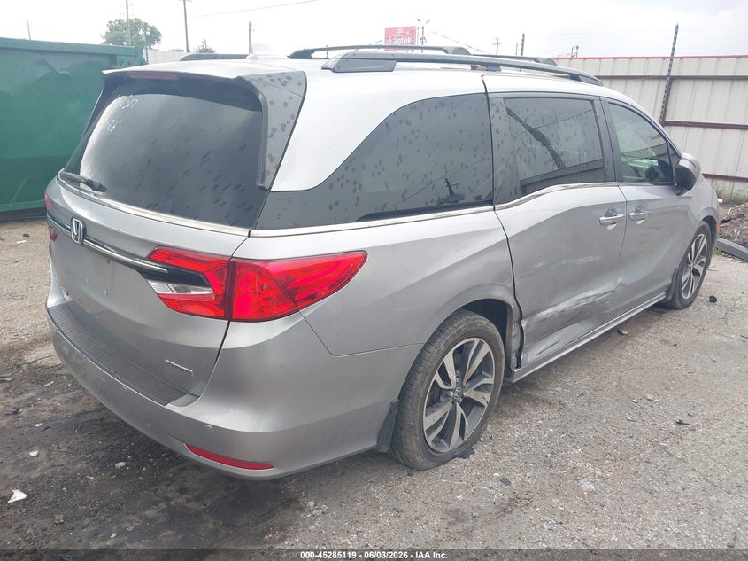 Vin: 5fnrl6h89nb040050, lot: 45782955, honda odyssey touring 20224