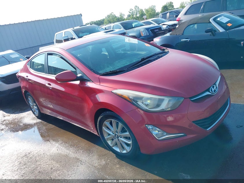Vin: kmhdh4ae4eu153990, lot: 45782971, hyundai elantra se 2014 img_1