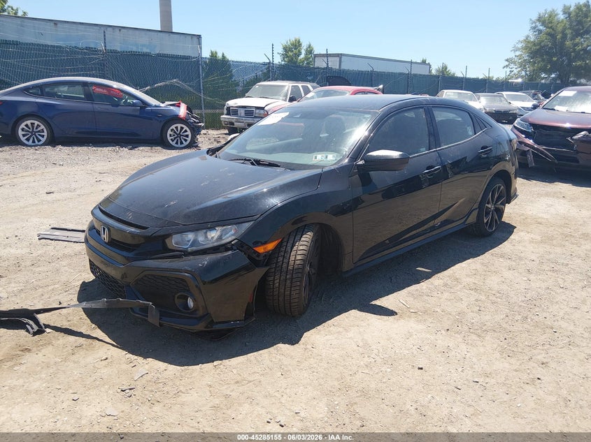 Vin: shhfk7h41ku412287, lot: 45782991, honda civic sport 20192
