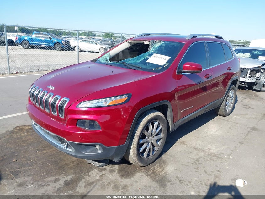 Vin: 1c4pjmdb6gw270887, lot: 45782992, jeep cherokee limited 20162