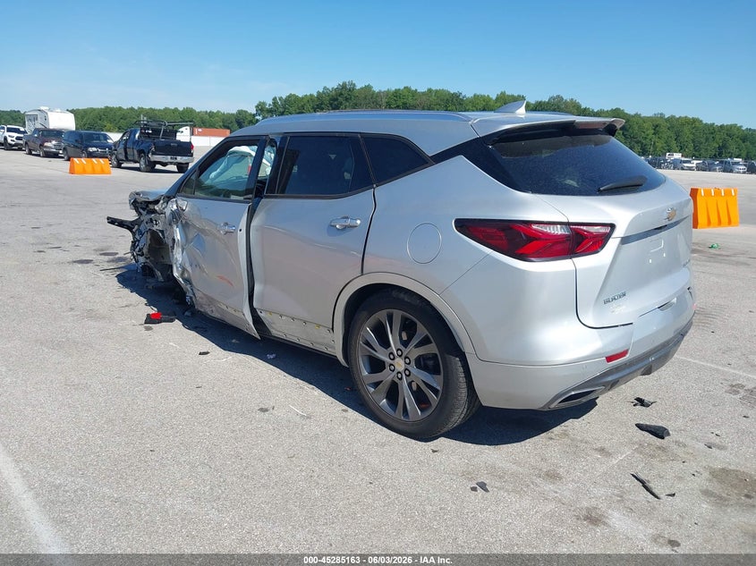 Vin: 3gnkbfrs8ms506787, lot: 45782999, chevrolet blazer fwd premier 20213