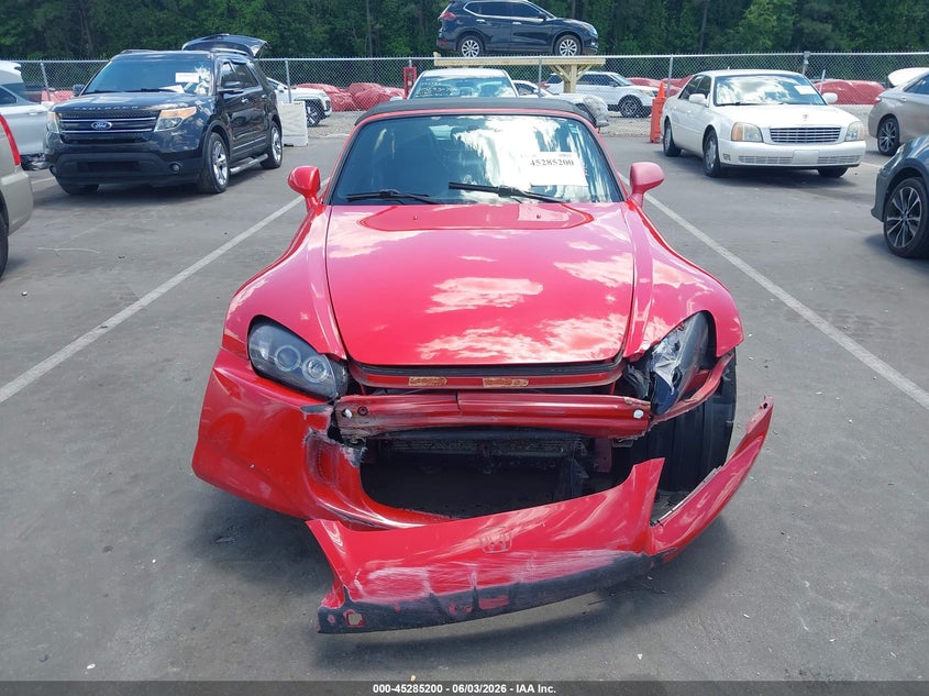 2008 Honda S2000 VIN: JHMAP21488S001165 Lot: 45285200