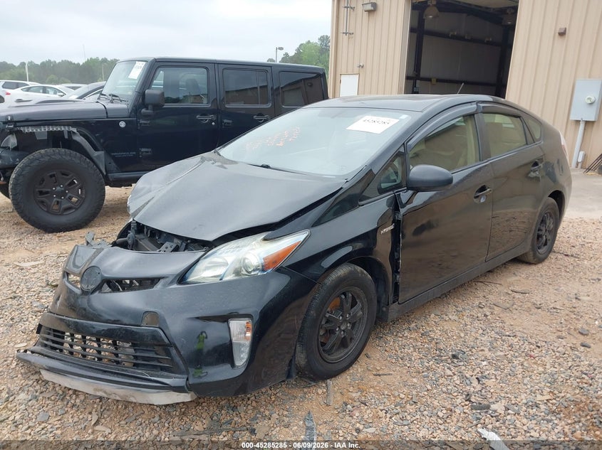 Vin: jtdkn3du5c5461405, lot: 45783121, toyota prius four 20122