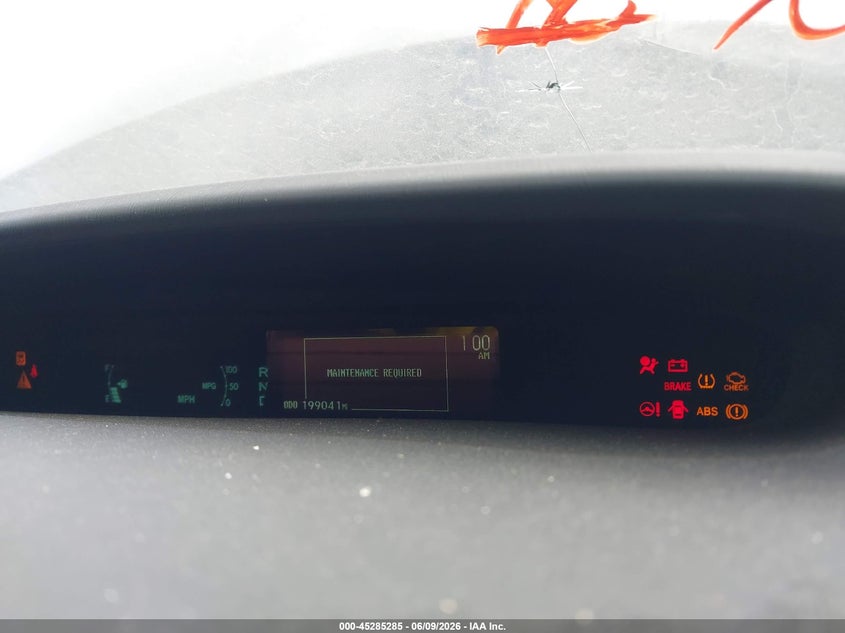 2012 TOYOTA PRIUS HATCHBACK 1.8L I-4 DOHC, VVT, 98HP