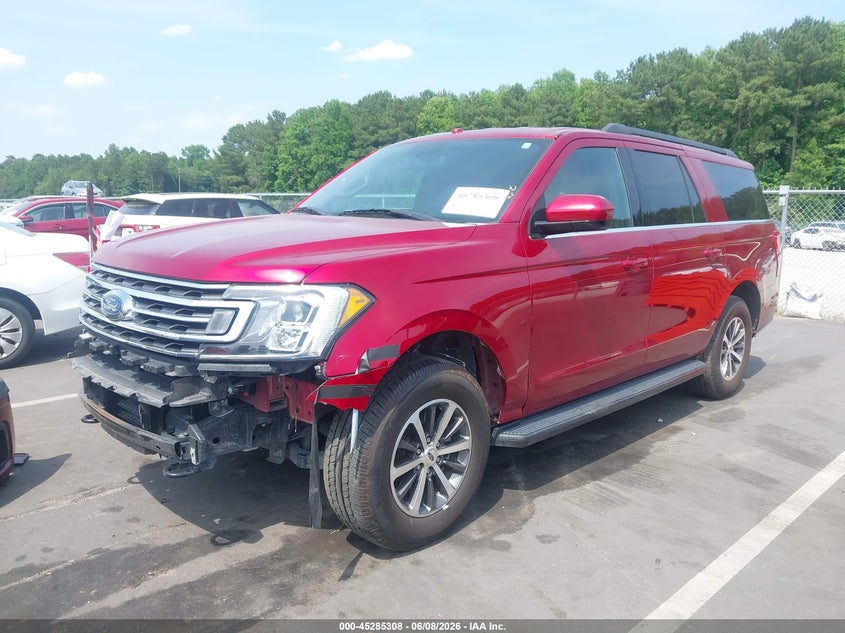 Vin: 1fmjk1jt3kea05143, lot: 45783144, ford expedition max xlt 20192