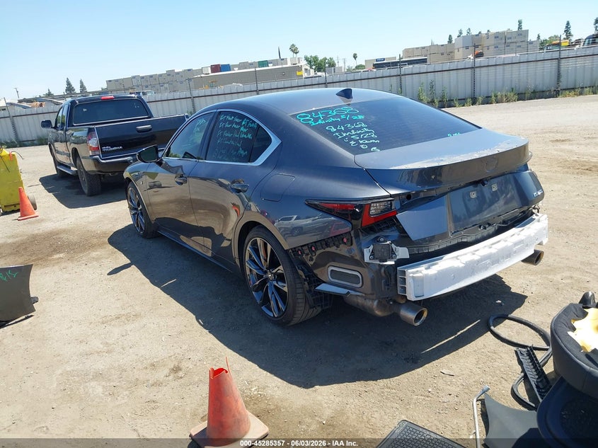 Vin: jthgz1b2xr5080320, lot: 45783193, lexus is 350 f sport 20243