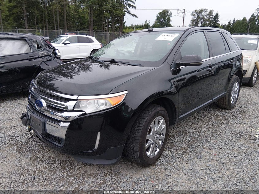 Vin: 2fmdk4kc8dbc16804, lot: 45783204, ford edge limited 20132