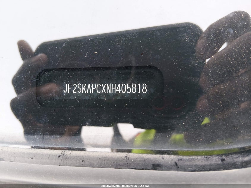 2022 Subaru Forester VIN: JF2SKAPCXN8405818 Lot: 45285396