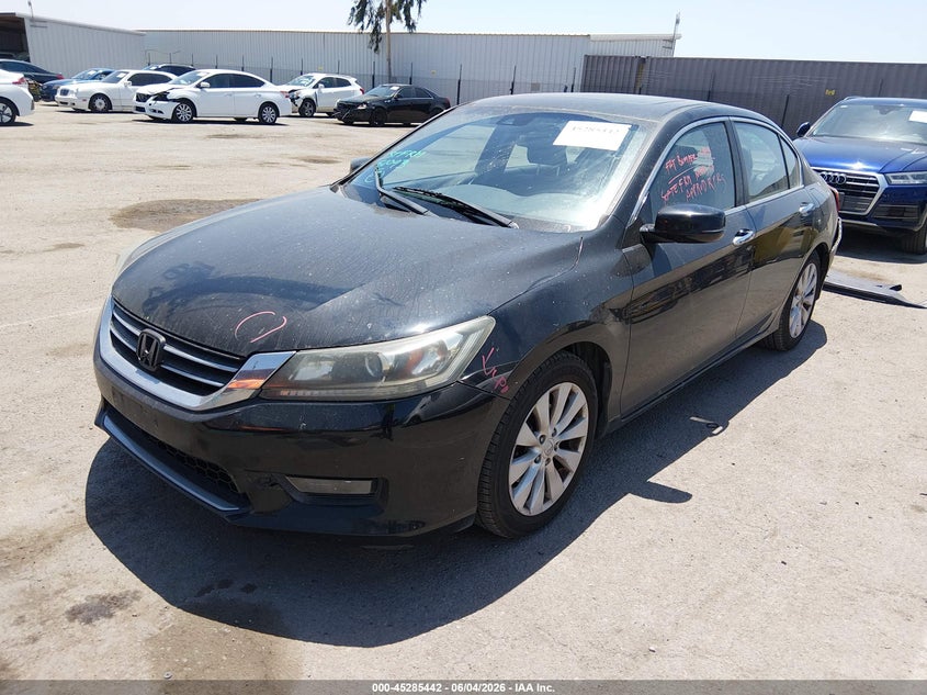Vin: 1hgcr2f86ea281719, lot: 45783278, honda accord ex-l 20142