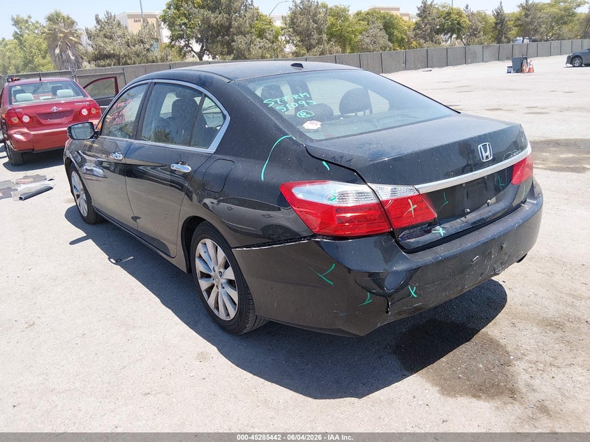 Vin: 1hgcr2f86ea281719, lot: 45783278, honda accord ex-l 20143
