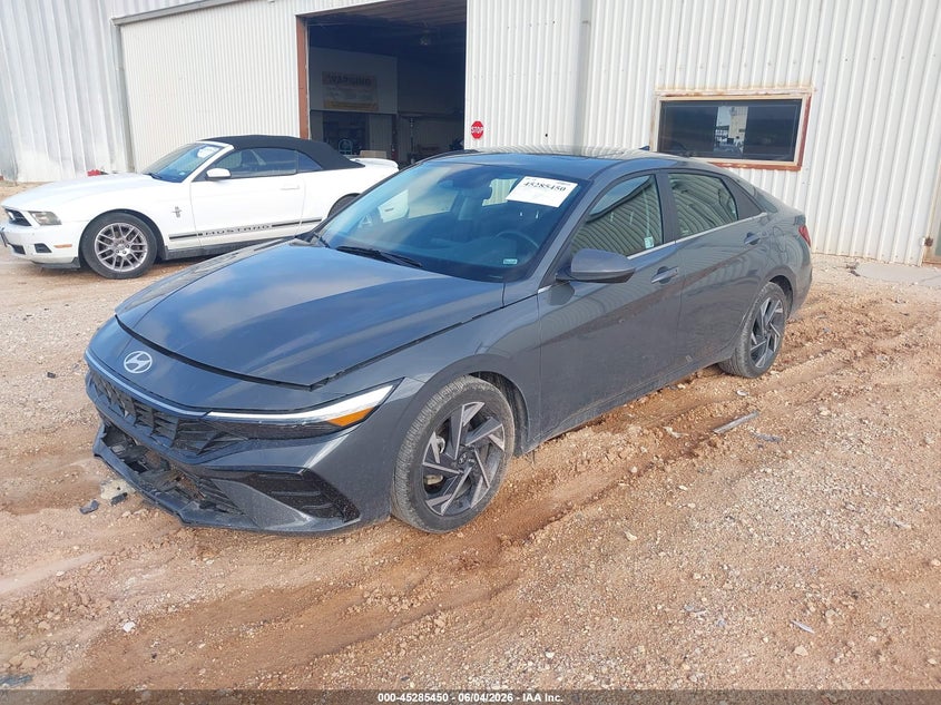 Vin: kmhls4dg7su922343, lot: 45783286, hyundai elantra sel convenience 20252