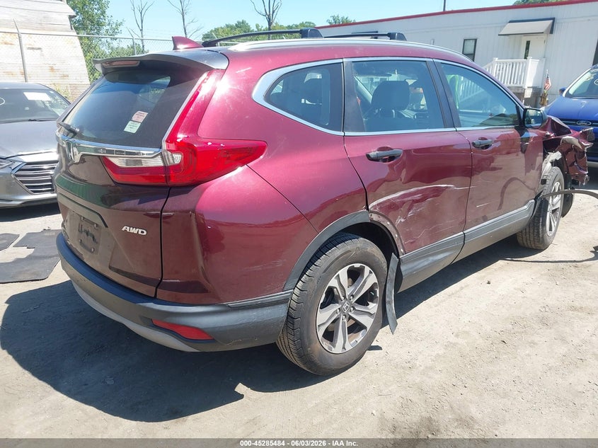 Vin: 2hkrw6h37hh206244, lot: 45783320, honda cr-v lx 20174