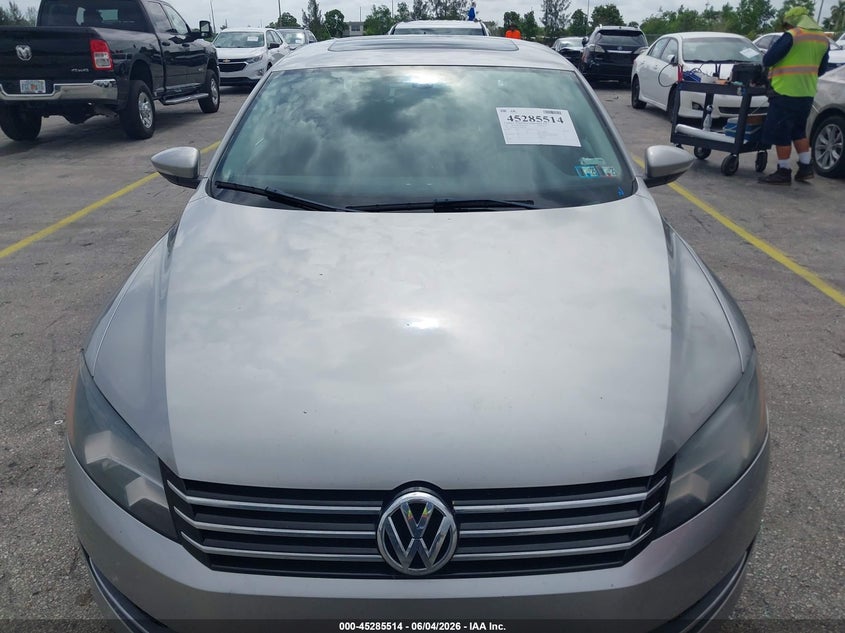 2012 Volkswagen Passat 2.5L Se VIN: 1VWBH7A37CC074938 Lot: 45285514