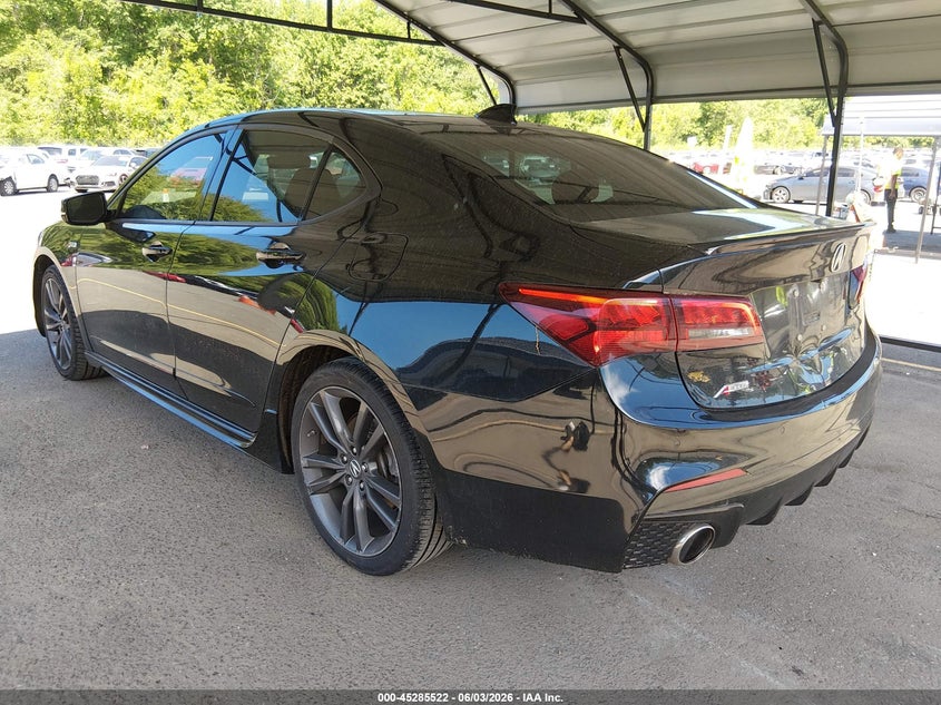 Vin: 19uub2f63ja003541, lot: 45783357, acura tlx tech   a-spec pkgs 20183