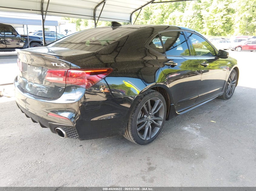 Vin: 19uub2f63ja003541, lot: 45783357, acura tlx tech   a-spec pkgs 20184