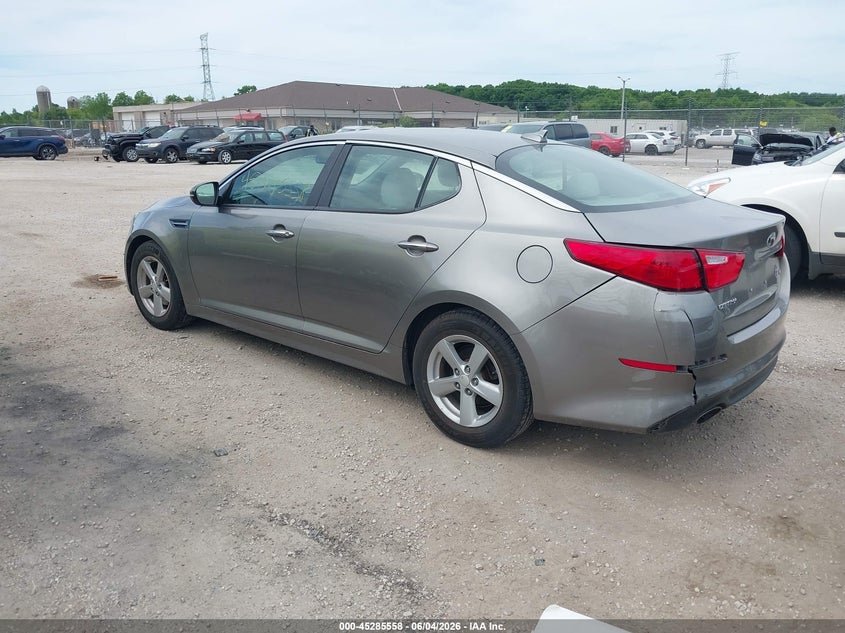 Vin: 5xxgm4a79fg420742, lot: 45783394, kia optima lx 20153
