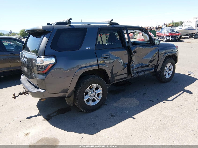 Vin: jtebu5jr5l5816258, lot: 45783434, toyota 4runner sr5 20204
