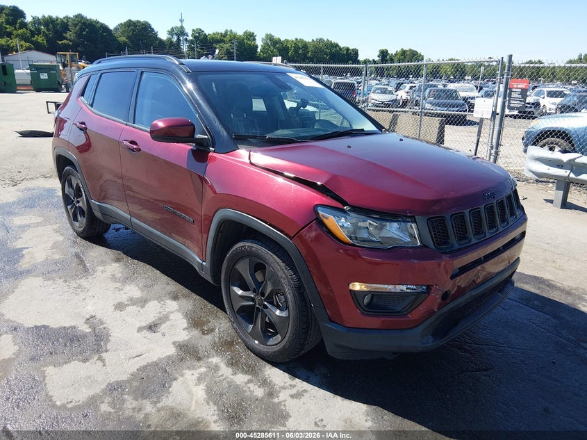 Vin: 3c4njcbb4mt604131, lot: 45783447, jeep compass altitude fwd 2021 img_1