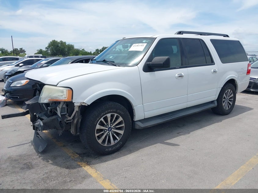 Vin: 1fmjk1ht1fef26776, lot: 45783540, ford expedition el xlt 20152