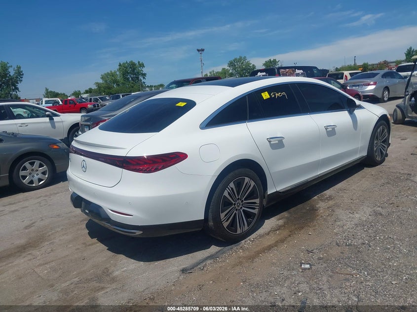 Vin: w1kcg2db1na003206, lot: 45783545, mercedes-benz eqs 450+ 20224