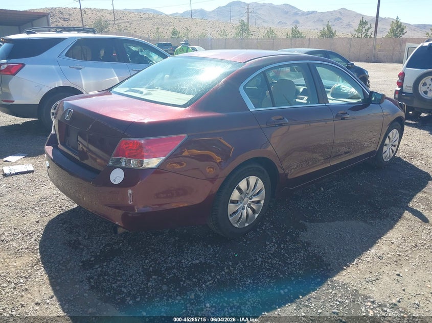 2010 HONDA ACCORD auction photo 4