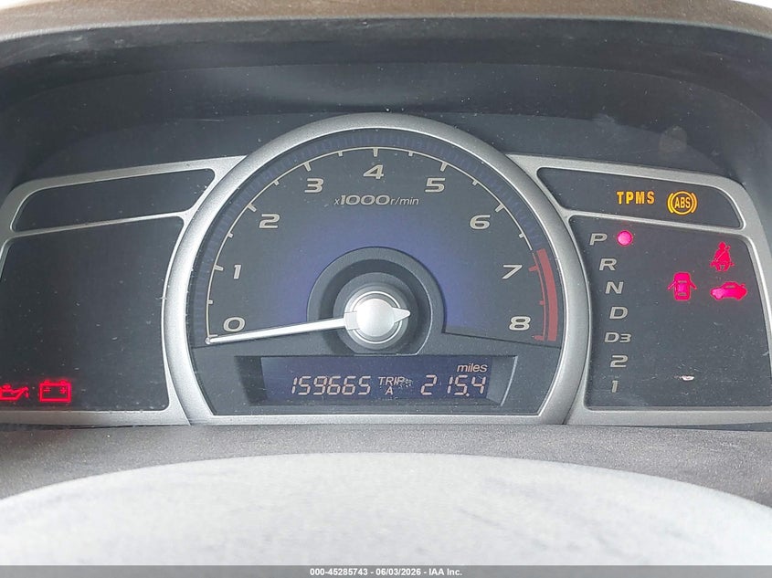 2011 HONDA CIVIC SEDAN 1.8L I-4 VVT, 140HP