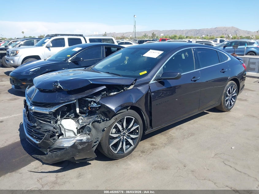 Vin: 1g1zg5st8nf204369, lot: 45783614, chevrolet malibu fwd rs 20222