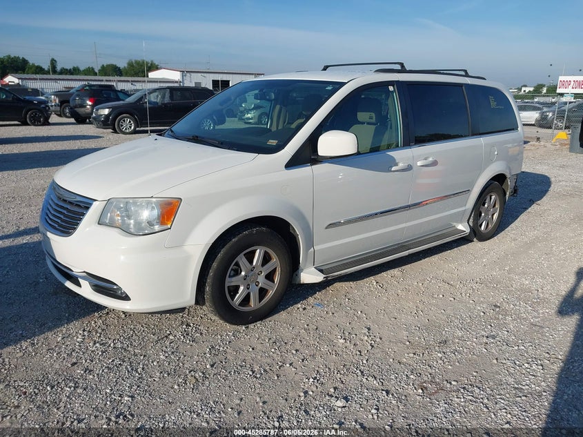 Vin: 2a4rr5dg1br682049, lot: 45783623, chrysler town & country touring 20112