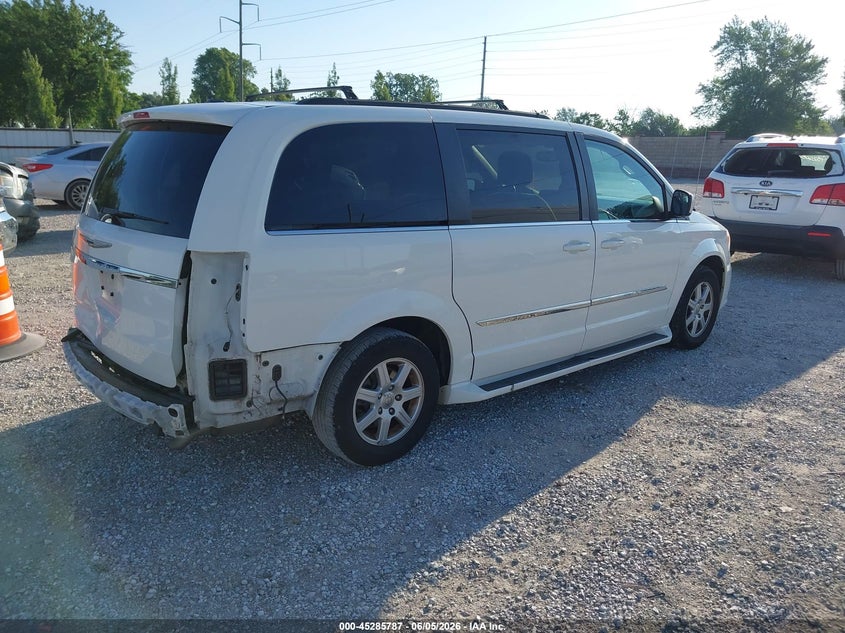 Vin: 2a4rr5dg1br682049, lot: 45783623, chrysler town & country touring 20114