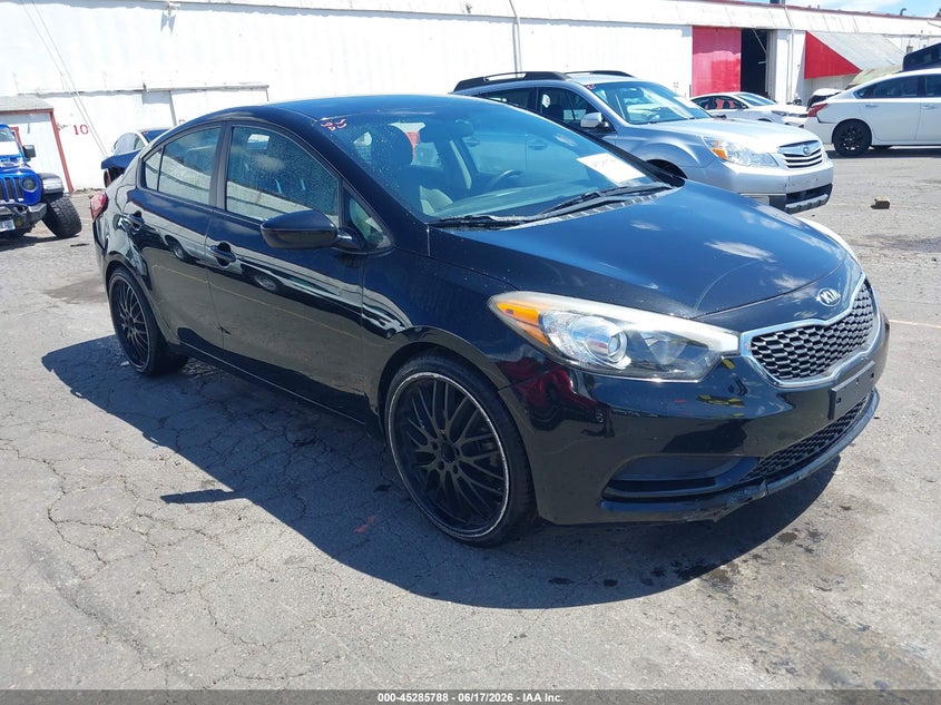 Vin: knafk4a64g5554425, lot: 45783624, kia forte lx 20161