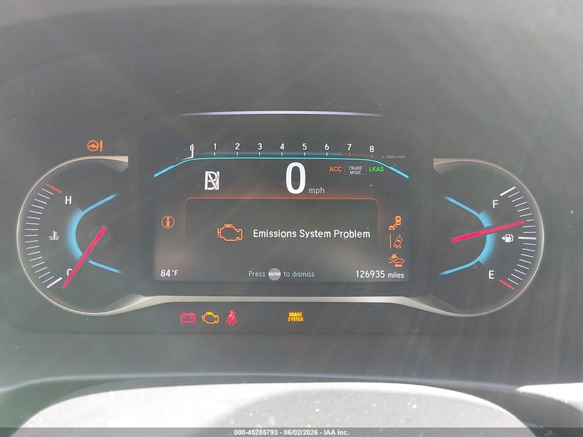 2020 Honda Pilot 2Wd Ex VIN: 5FNYF5H31LB016954 Lot: 45285793