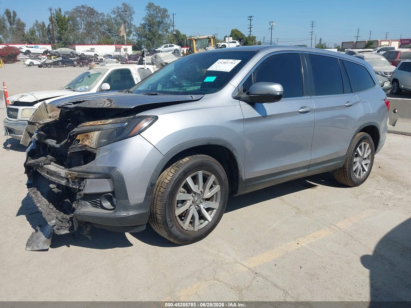 2020 Honda Pilot 2wd Ex 5FNYF5H31LB016954 photo 1