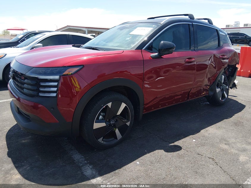 Vin: 3n8ap6daxsl407260, lot: 45783660, nissan kicks sr fwd 20252