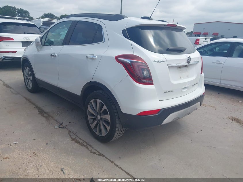 Vin: kl4cjasb9hb043146, lot: 45783665, buick encore preferred 20173