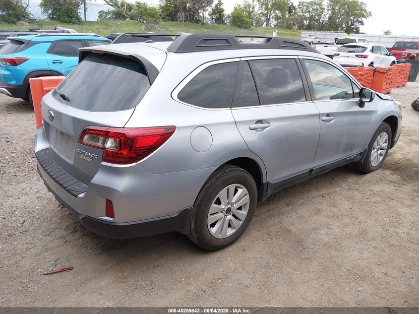 Vin: 4s4bsaec3f3231263, lot: 45783679, subaru outback 2.5i premium 20154