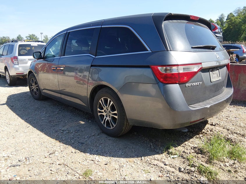 Vin: 5fnrl5h60bb036408, lot: 45783707, honda odyssey ex-l 20113