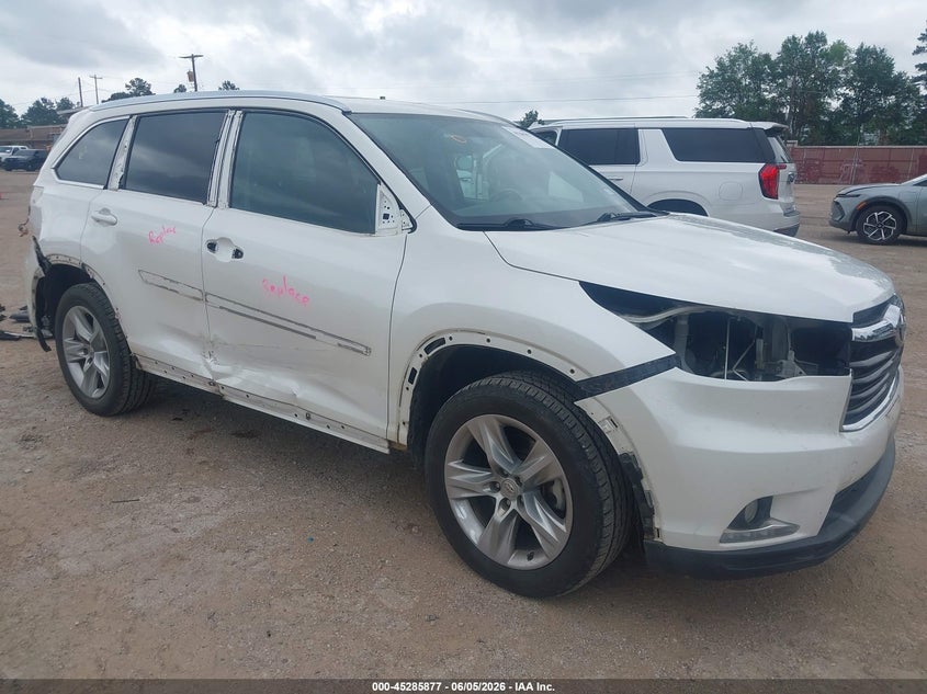 2014 TOYOTA HIGHLANDER auction photo 1