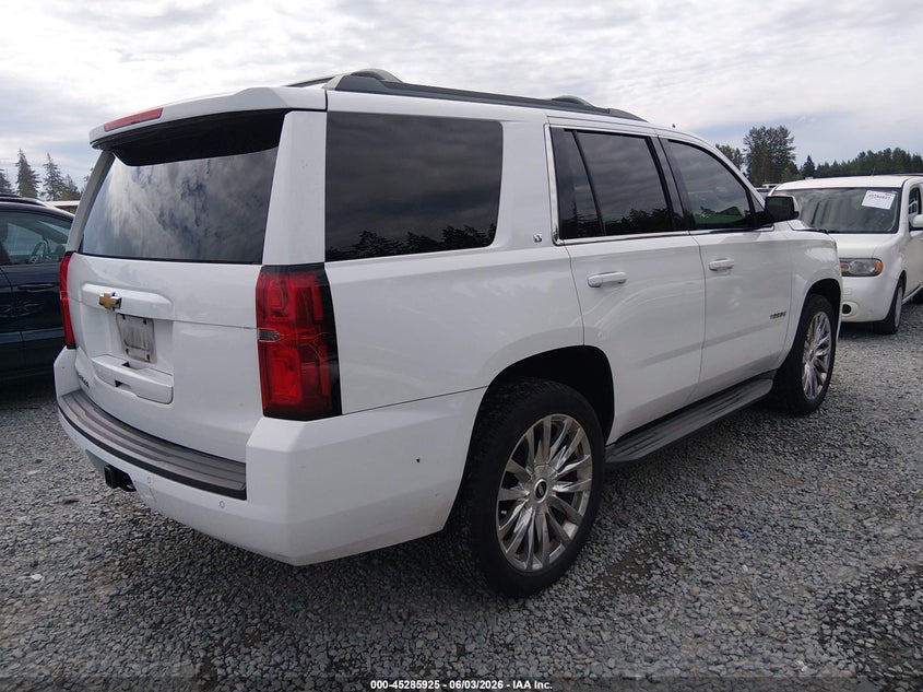 Vin: 1gnskbkc3fr186831, lot: 45783761, chevrolet tahoe lt 20154