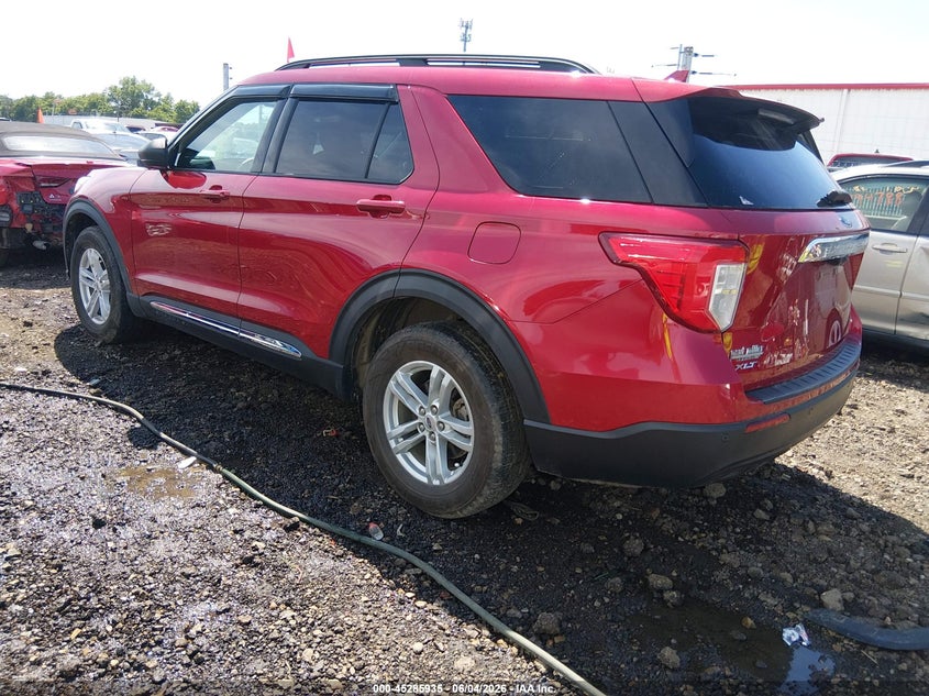 Vin: 1fmsk8dh7lgb27613, lot: 45783771, ford explorer xlt 20203