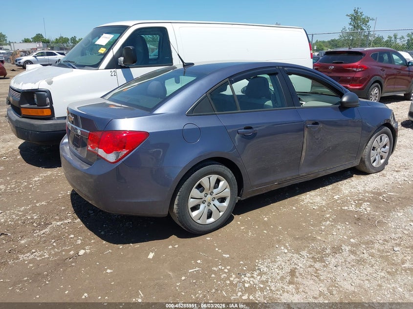 Vin: 1g1pa5sh1e7153263, lot: 45783787, chevrolet cruze ls auto 20144