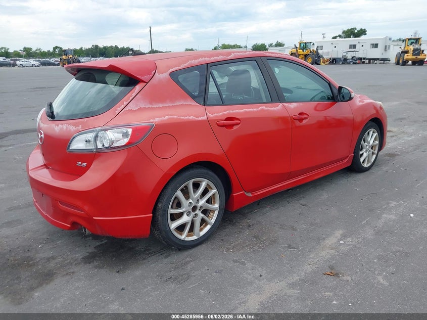 2012 Mazda 3 2.5 S Grand Touring red Lot 111045285956 Vin JM1BL1M58C1633470