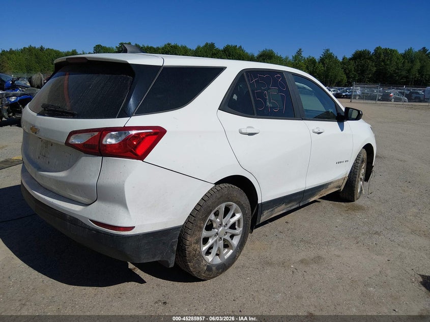 Vin: 3gnaxhev4ls523139, lot: 45783793, chevrolet equinox fwd ls 20204