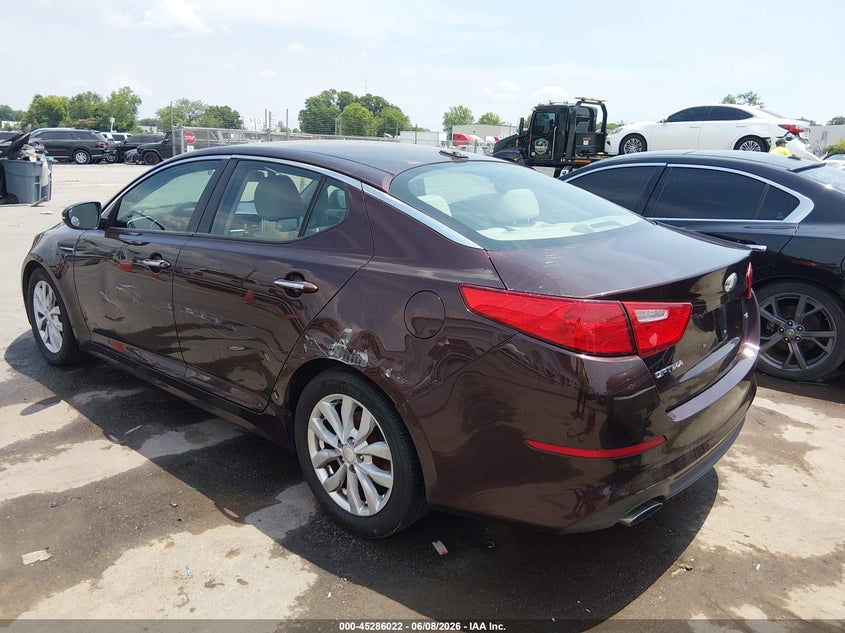 Vin: 5xxgm4a70eg316011, lot: 45783858, kia optima lx 20143