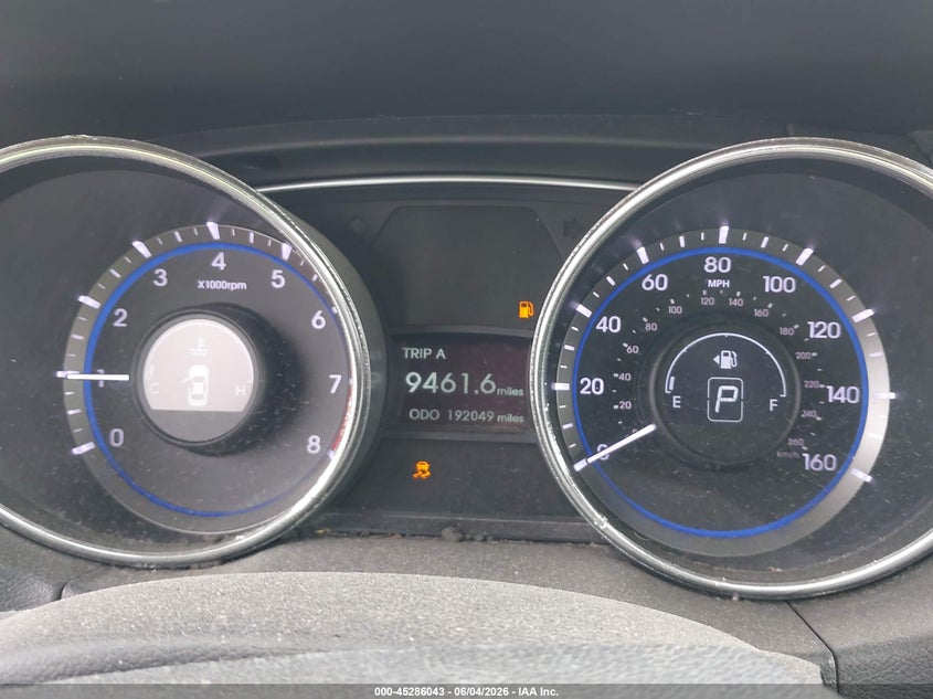 2011 Hyundai Sonata Gls VIN: 5NPEB4ACXBH064813 Lot: 45286043