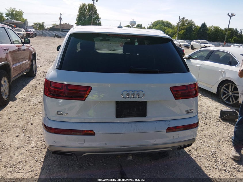 2017 Audi Q7 3.0T Premium VIN: WA1LAAF76HD019493 Lot: 45286045