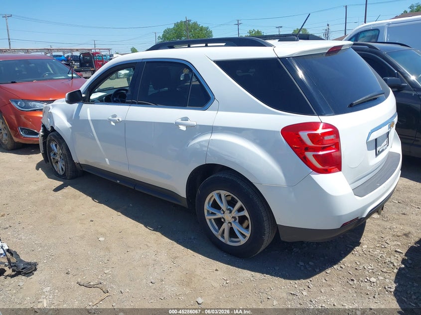 Vin: 2gnalcek1g1107085, lot: 45783903, chevrolet equinox lt 20163