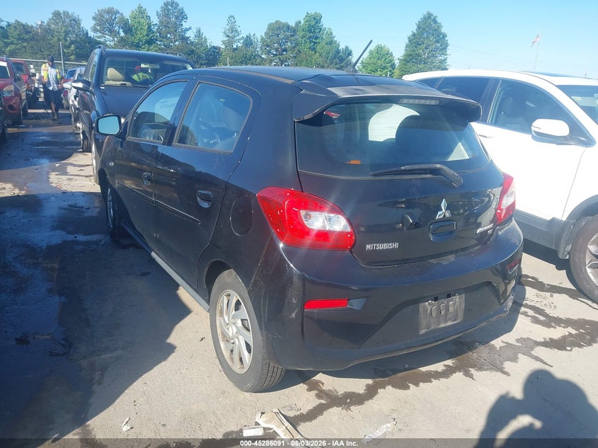 Vin: ml32a4hj1jh000704, lot: 45783927, mitsubishi mirage se 20183