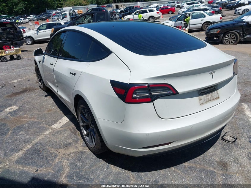 2021 TESLA MODEL 3 auction photo 3